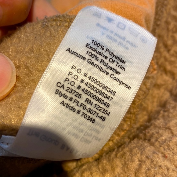 BABATON Lisa' Teddy Fleece Hoodie oversized XS camel ⭐️⭐️⭐️⭐️ - Picture 10 of 15